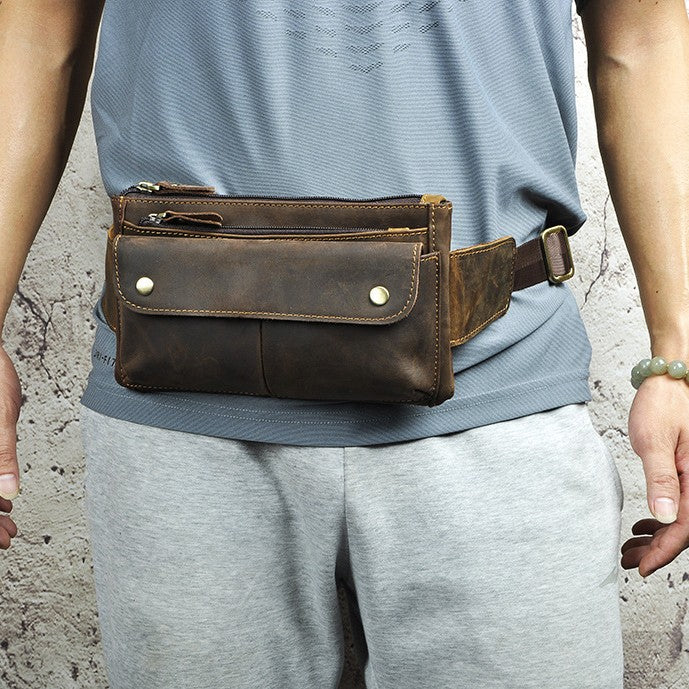 Leder Brusttasche für Outdoor