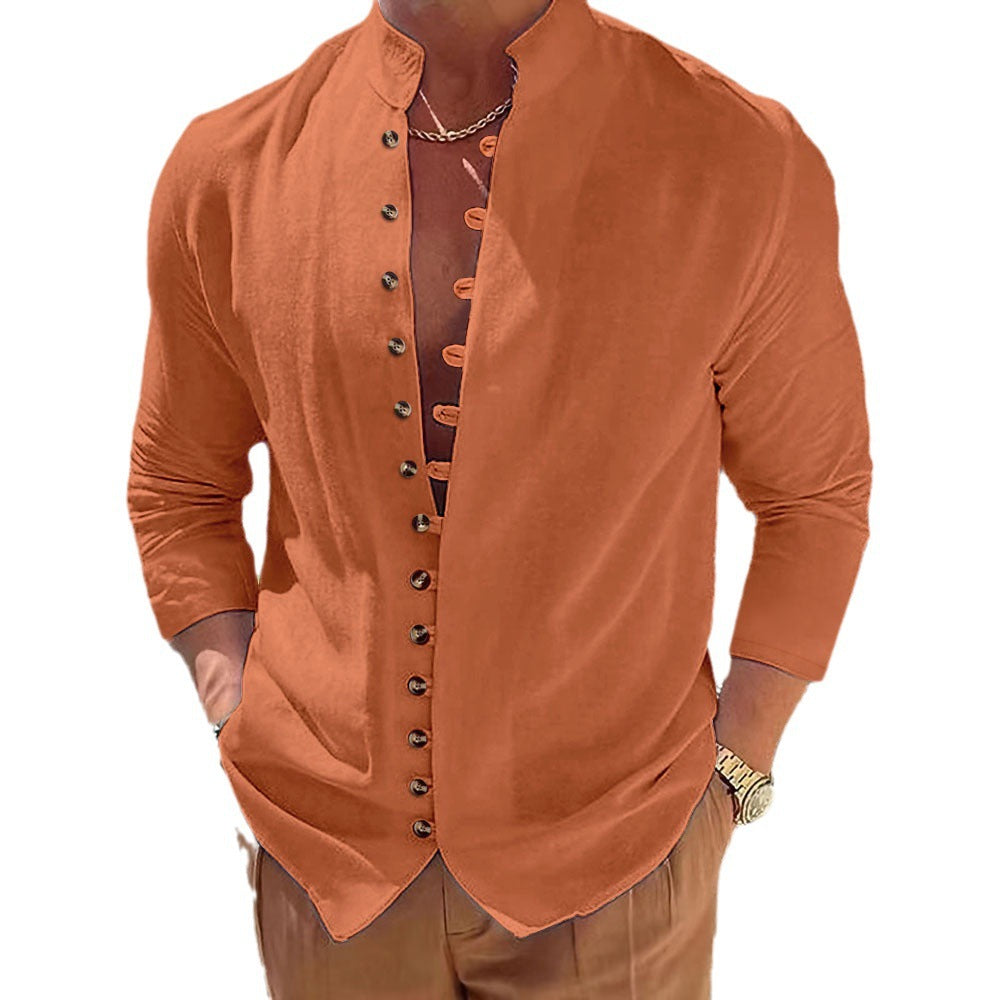 Langeärmeliges Loose-Fit-Shirt aus Polyester | LuxeStyle