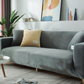 Elastischer Sofaüberzug aus Flanell