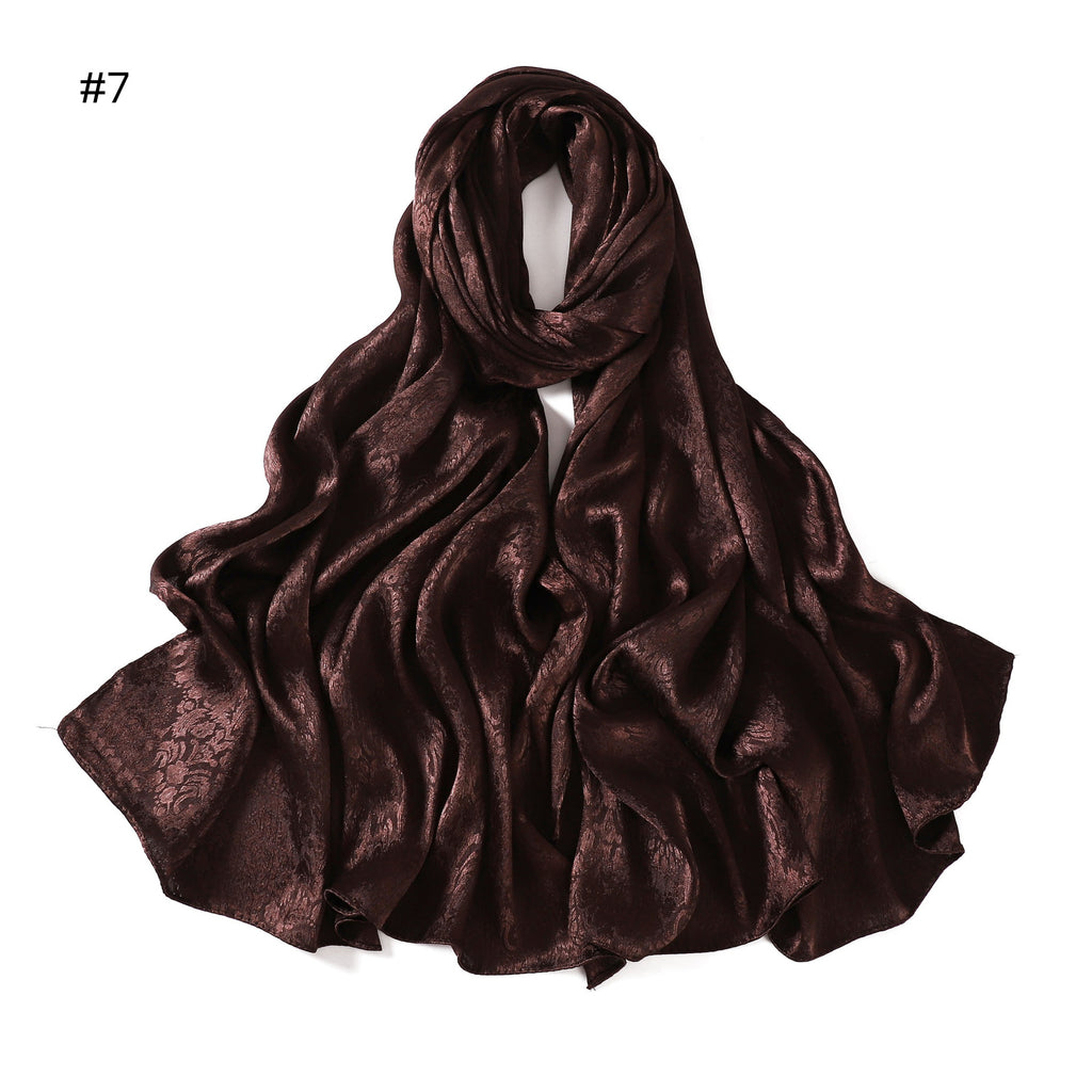 Satin Jacquard Kopftuch für Damen – Bild 2 | LuxeStyle
