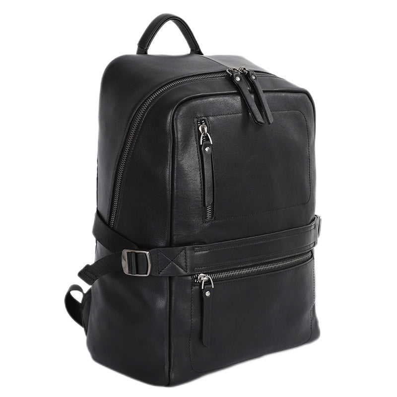 Business Commute Laptop Rucksack aus Leder
