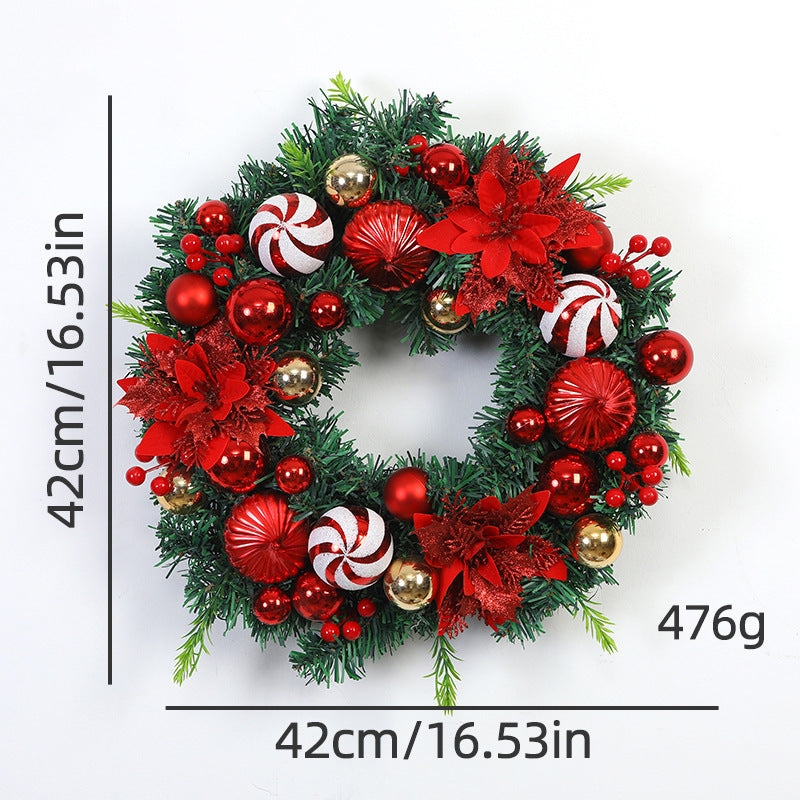 Weihnachtskranz 40 cm Türhänger – Bild 8 | LuxeStyle