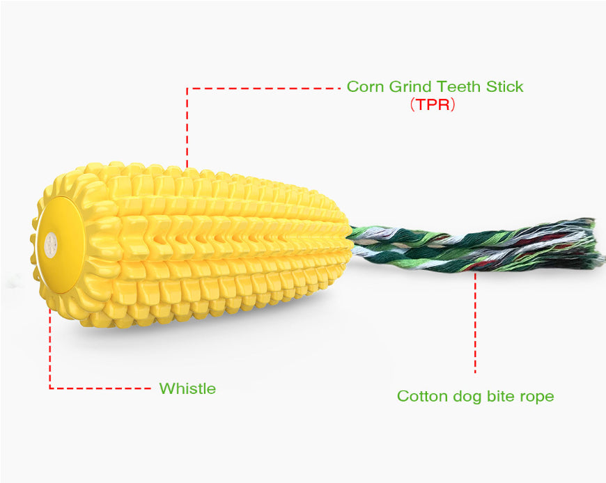 Bissfester Corn-Dog für Hunde mit Geräusche