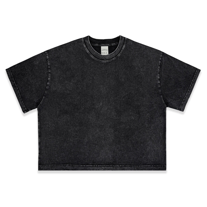 Vintage Cropped T-Shirt aus Baumwolle – Ansicht 8