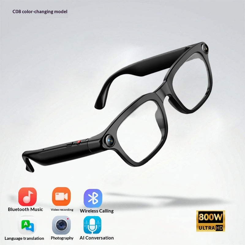 Smart-Brille mit 8 MP Kamera und Übersetzung