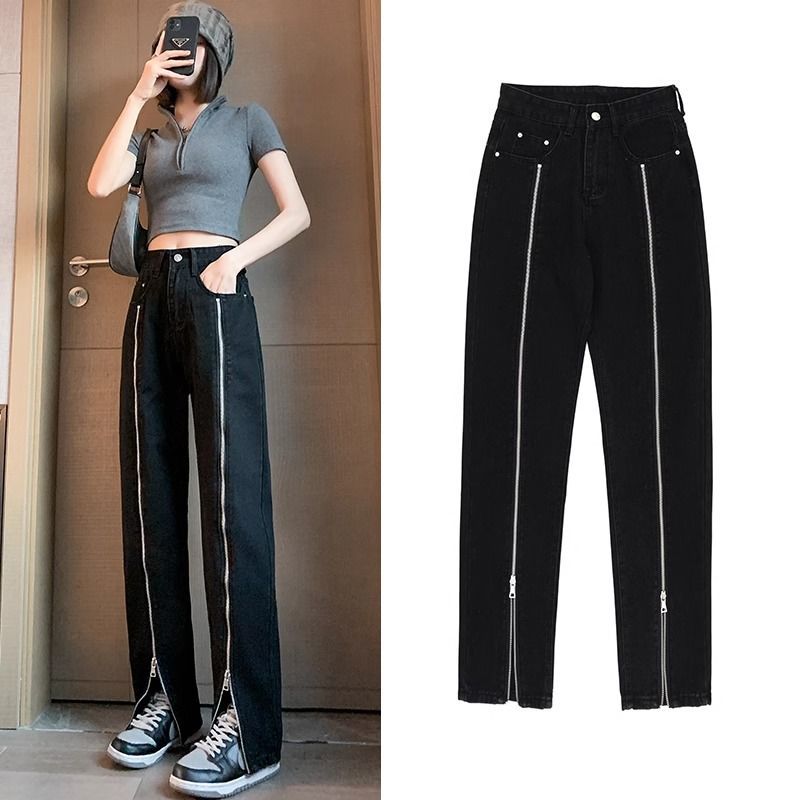 High-Waist Wide Leg Jeans
