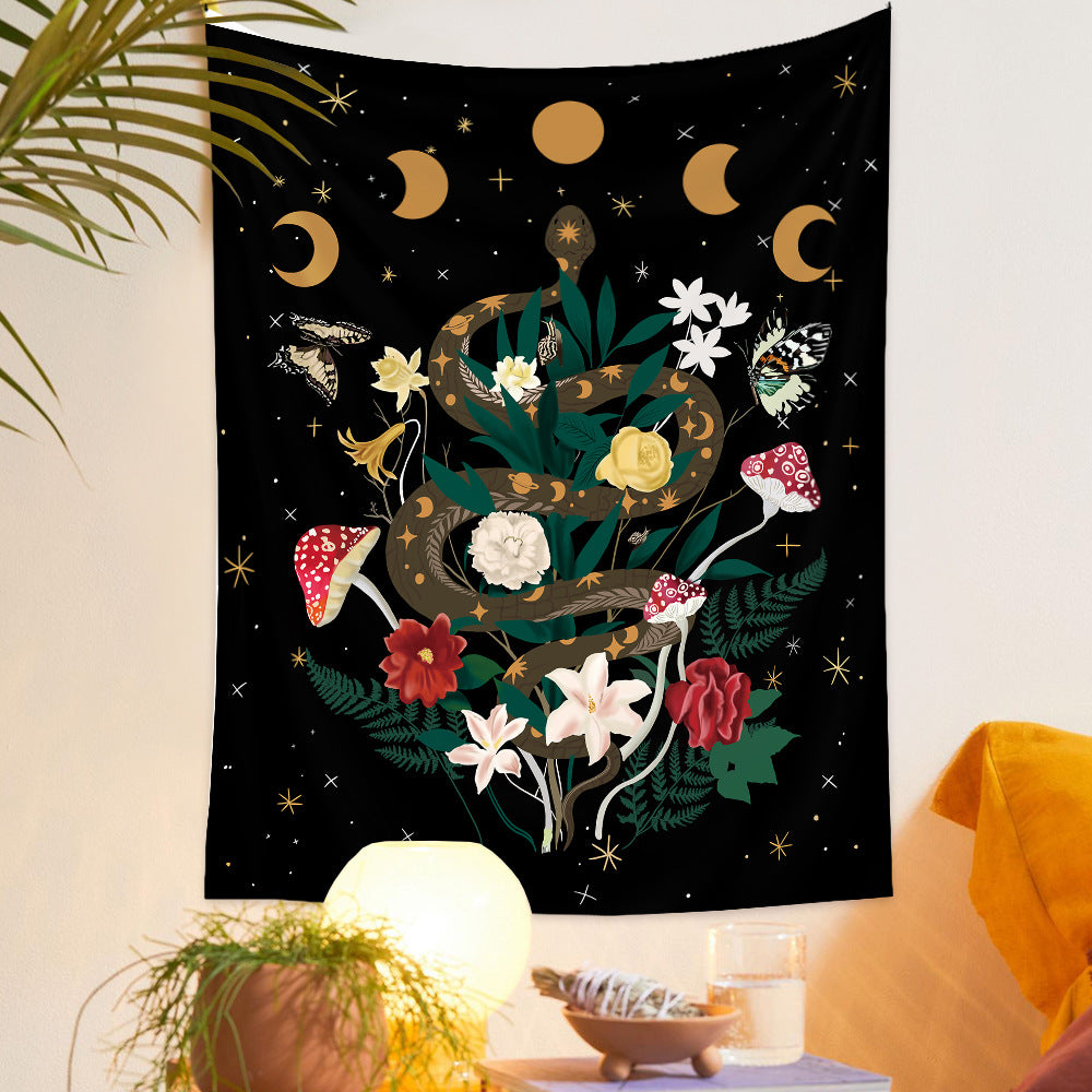 Pilz-Pflanzen-Wandbehang | LuxeStyle