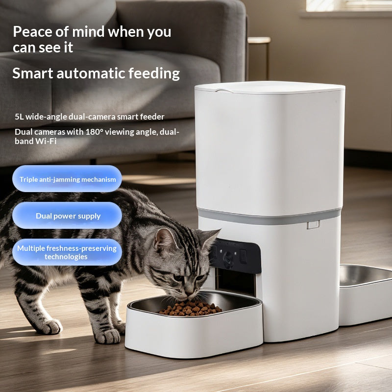 Intelligenter Haustierfütterer mit Kamera | LuxeStyle
