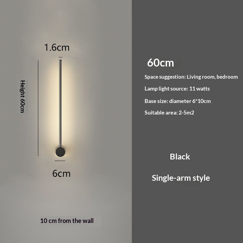 Minimalistische Wandlampen-Strip 60-150 cm | LuxeStyle