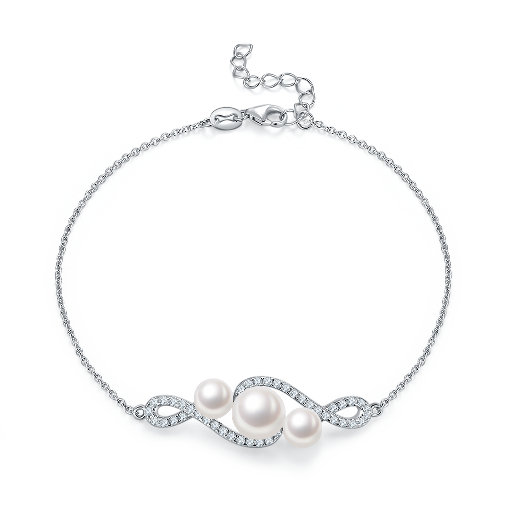 Süsswasserperlen-Armband Perla
