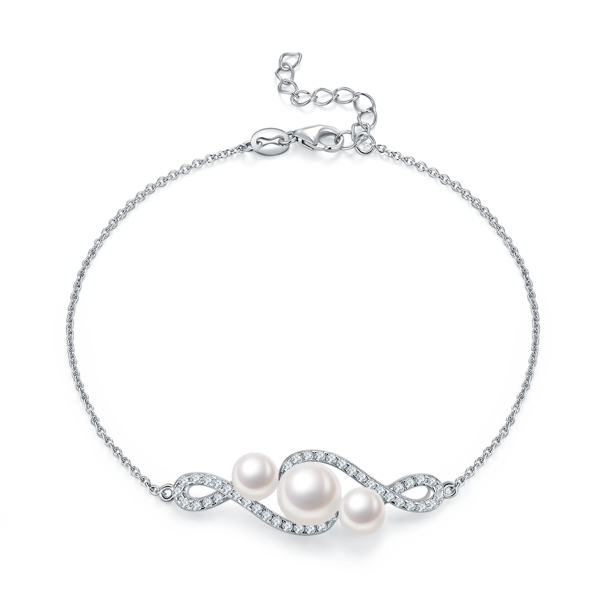 Süsswasserperlen-Armband Perla
