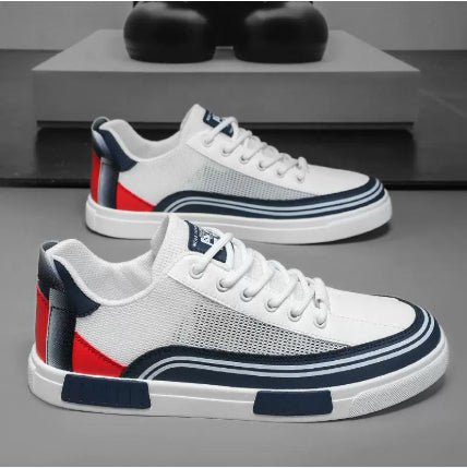 Herren-Sneaker mit Farbblock und Netzstoff – Bild 16 | LuxeStyle