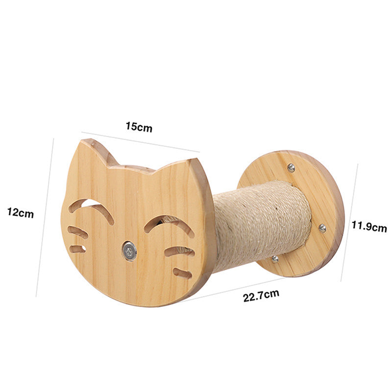 DIY Katzen-Kletterwand aus Massivholz