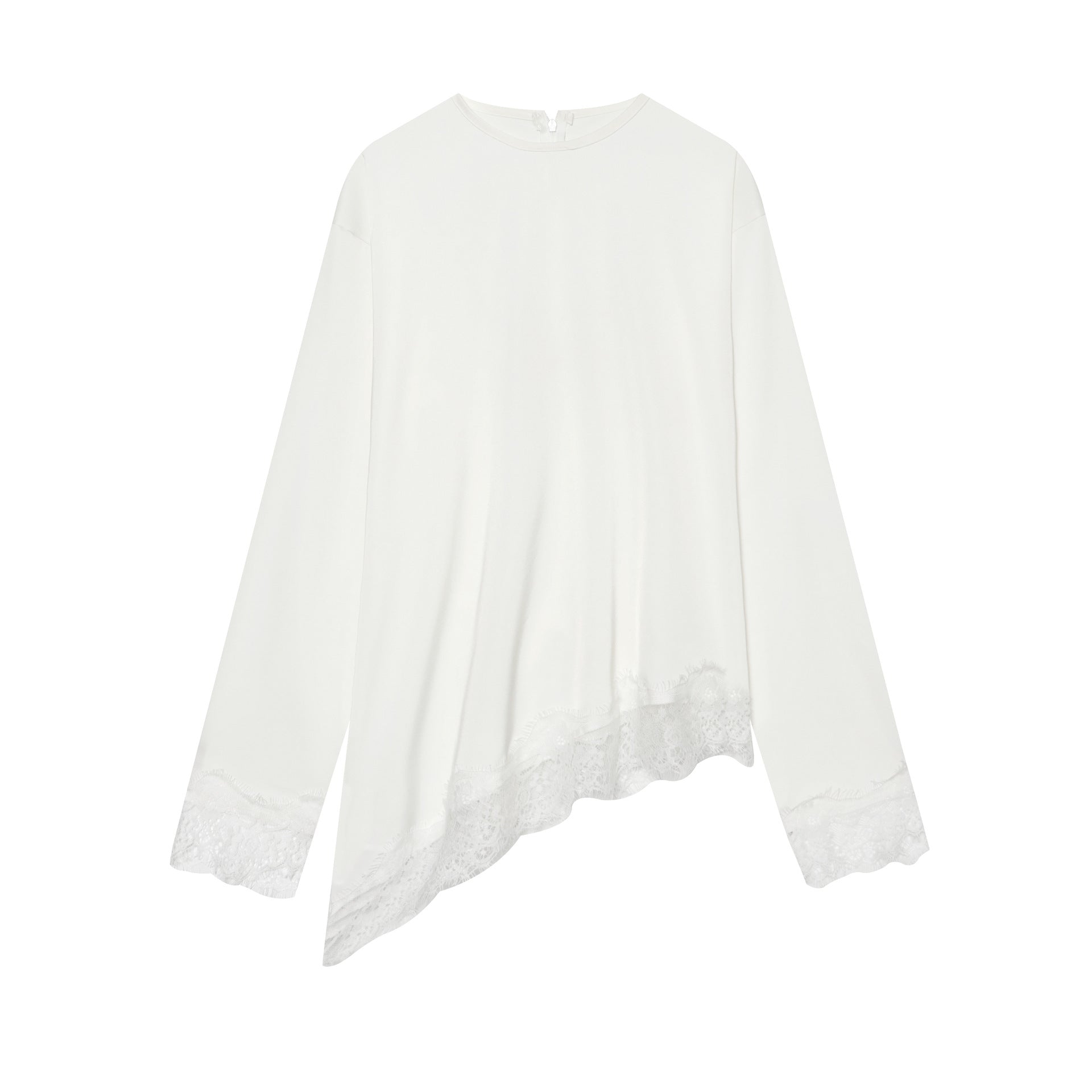 Elegantes Langarmshirt mit Spitze