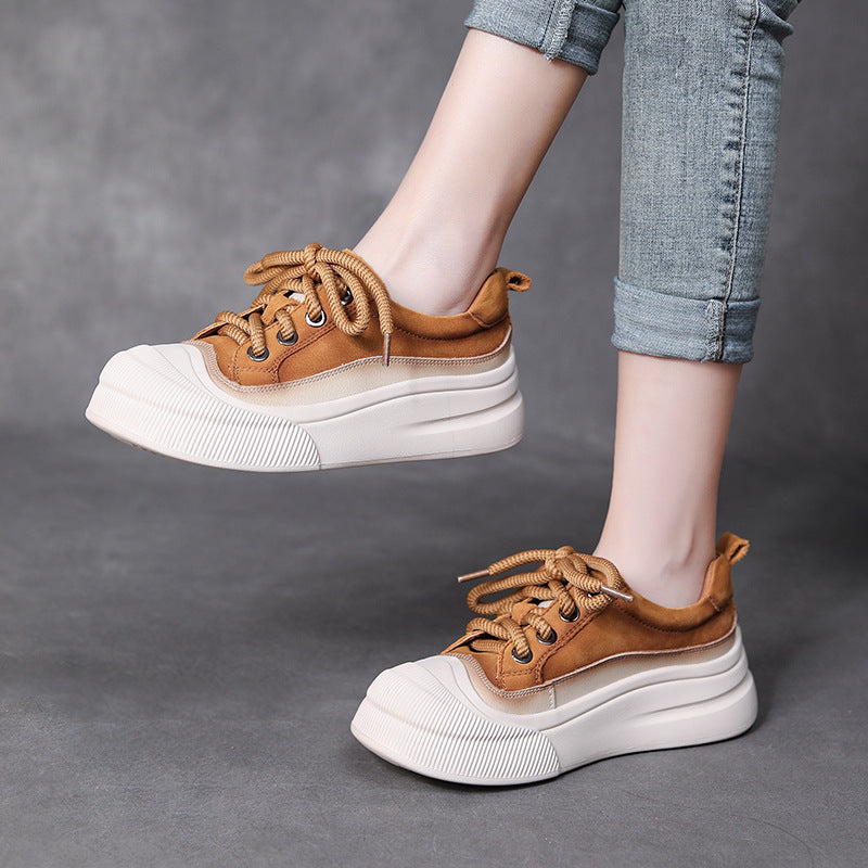 Lässige Cowhide-Schuhe
