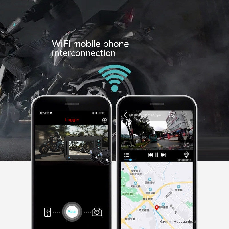 Motorrad-Kamera mit GPS