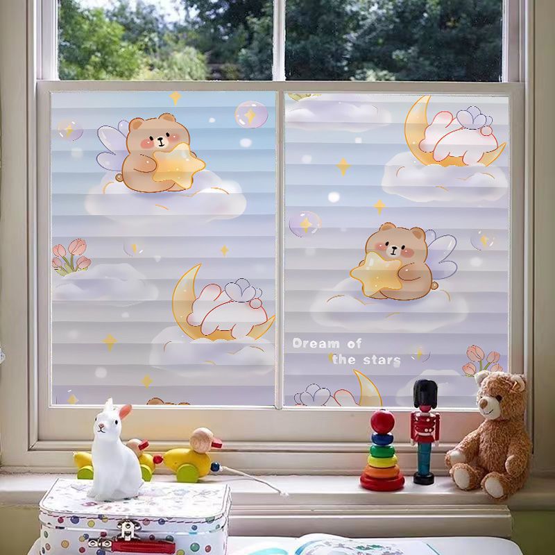 Fensterfolie mit Blumen und Tiermotiven – Bild 5 | LuxeStyle