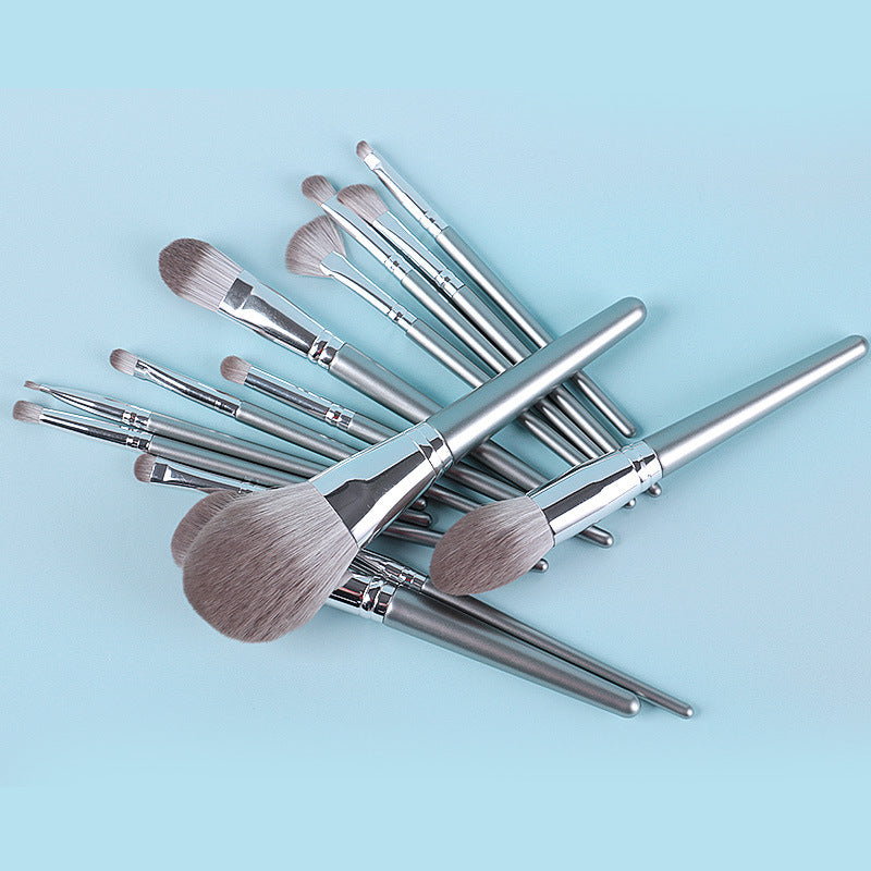 14-teiliges Pinselset mit Holzgriff – Bild 3 | LuxeStyle