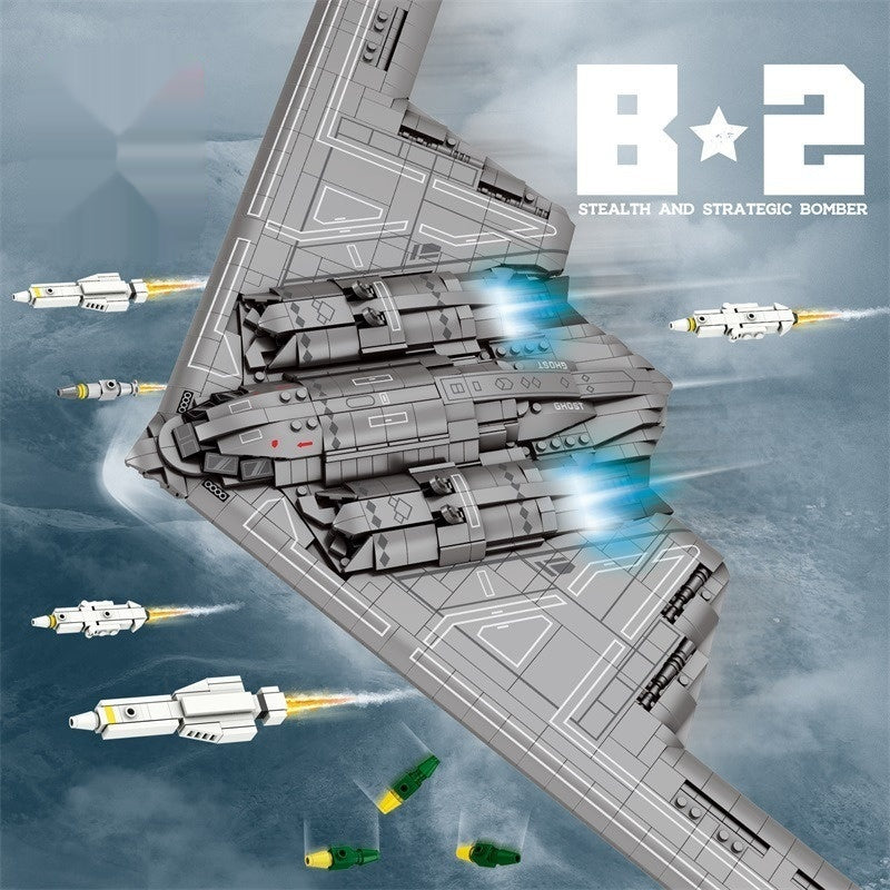 Militär Jet Bausteine Puzzle
