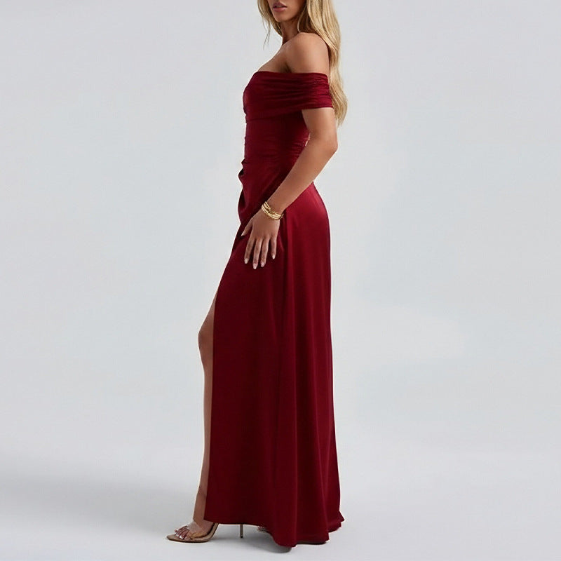 Elegantes, tailliertes Langarmkleid