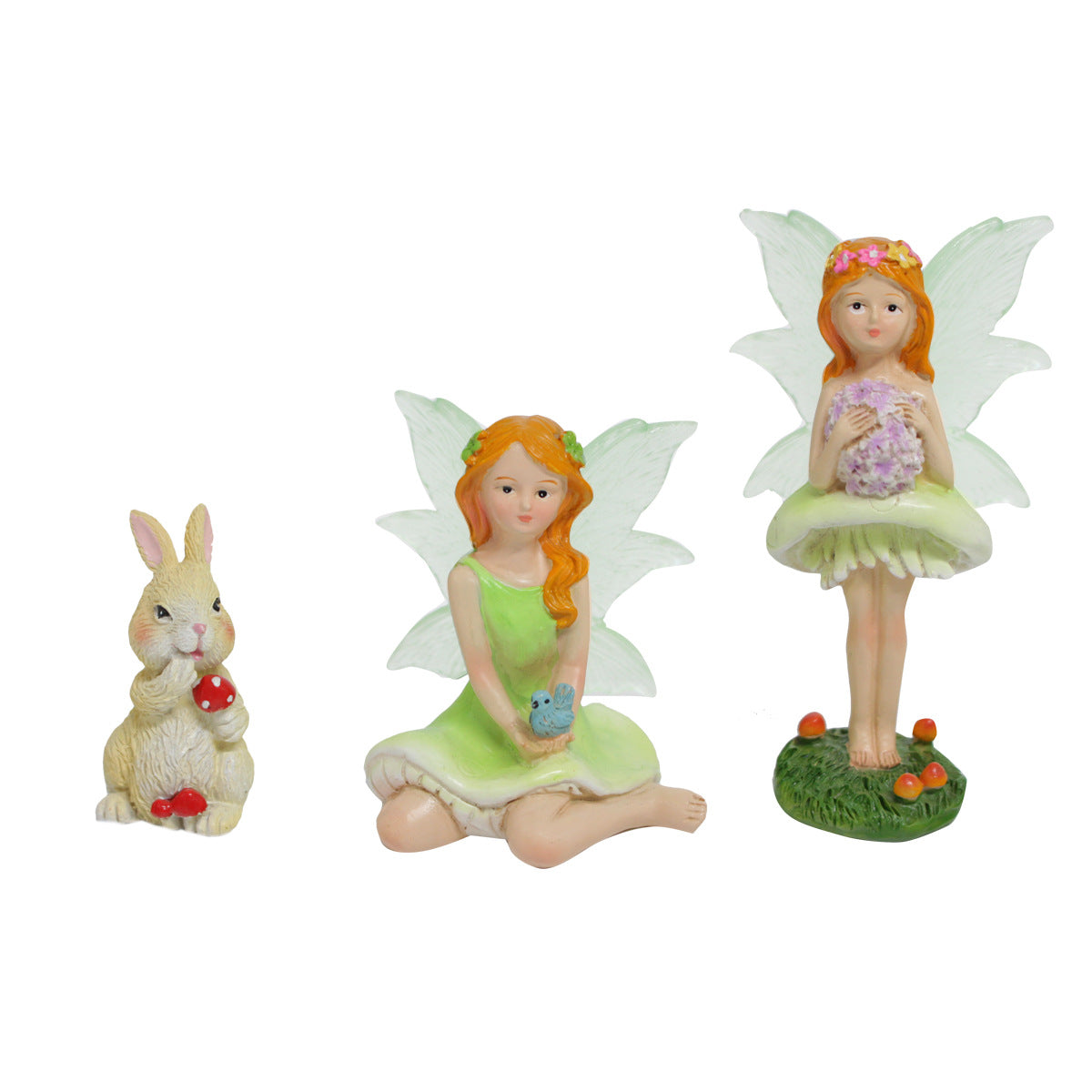 Pilz-Feen-Harz-Ornament-Set | LuxeStyle