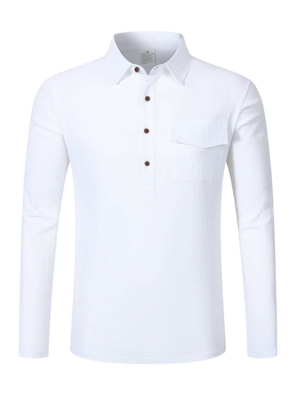 Slim-Fit Leinen-Polohemd – Bild 6 | LuxeStyle