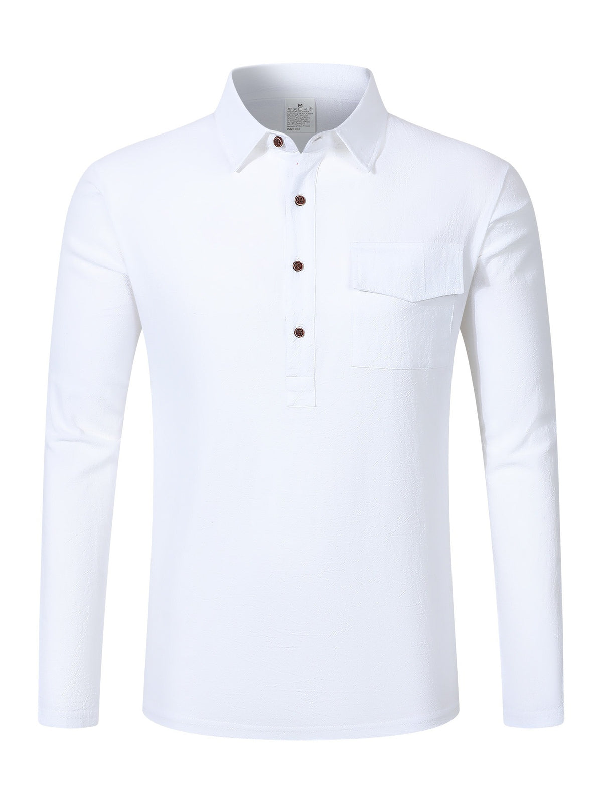 Slim-Fit Leinen-Polohemd – Bild 12 | LuxeStyle