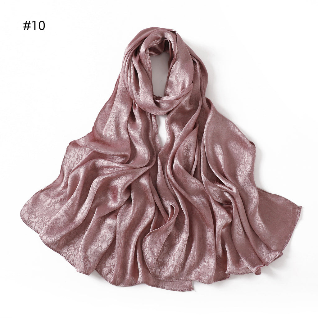 Satin Jacquard Kopftuch für Damen | LuxeStyle