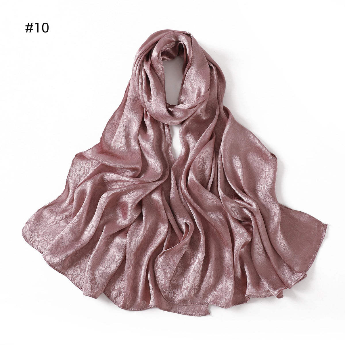 Satin Jacquard Kopftuch für Damen | LuxeStyle