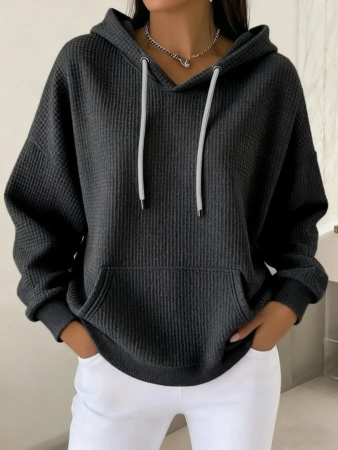 Freizeit-Sweatshirt mit Kapuze