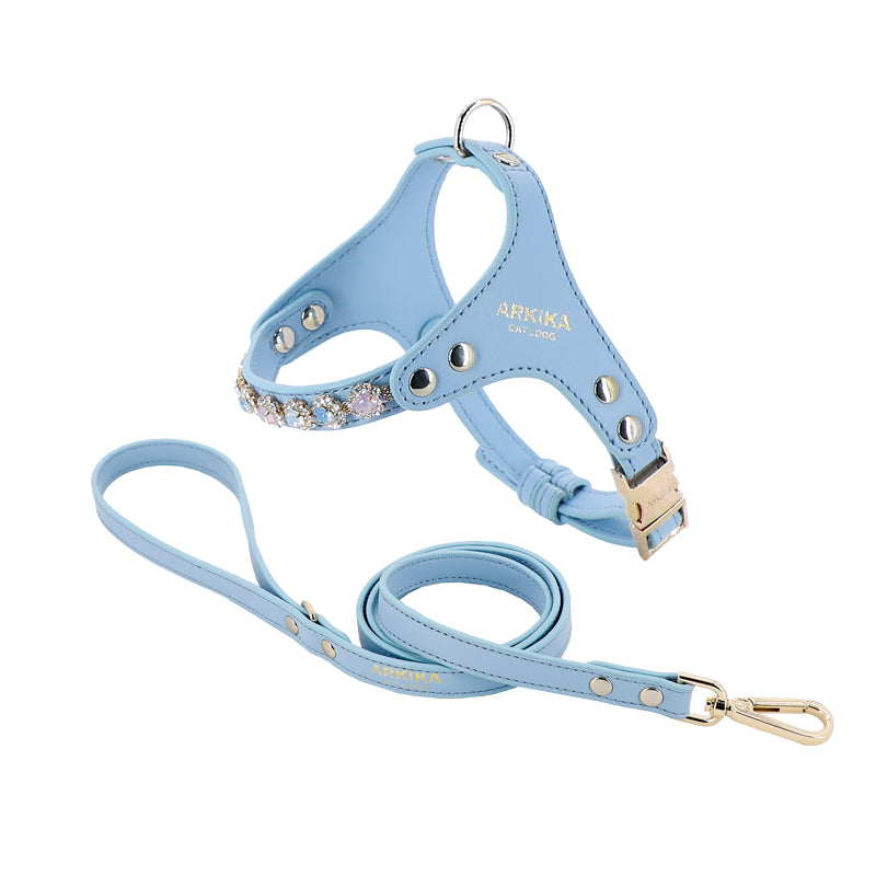 Hundegeschirr & Leine mit Strass – Bild 7 | LuxeStyle