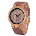 Holzarmbanduhr Classic Analog Quarz