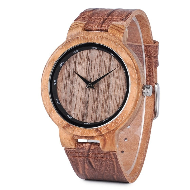 Holzarmbanduhr Classic Analog Quarz