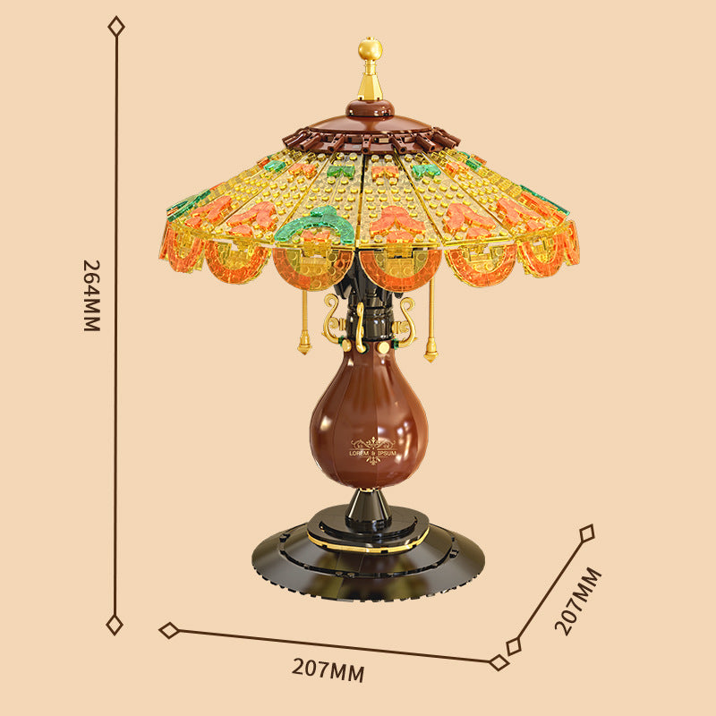 Retro Tischlampe Bausteine – Lernspielzeug – Bild 4 | LuxeStyle