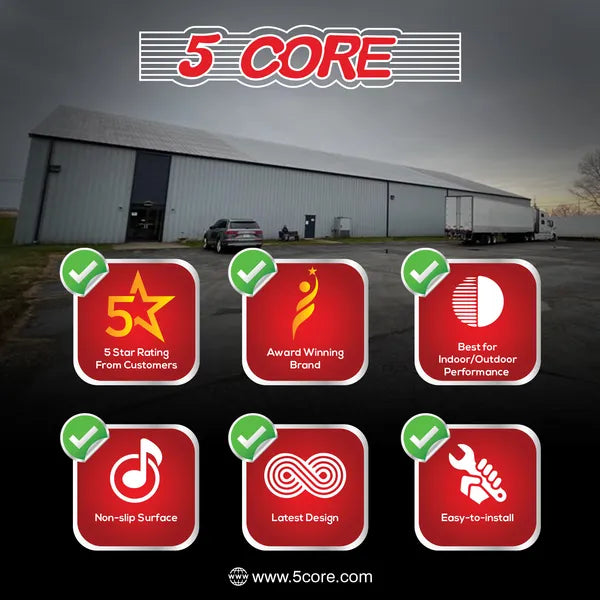 5CORE Kapodaster für Saiteninstrumente (Rot)