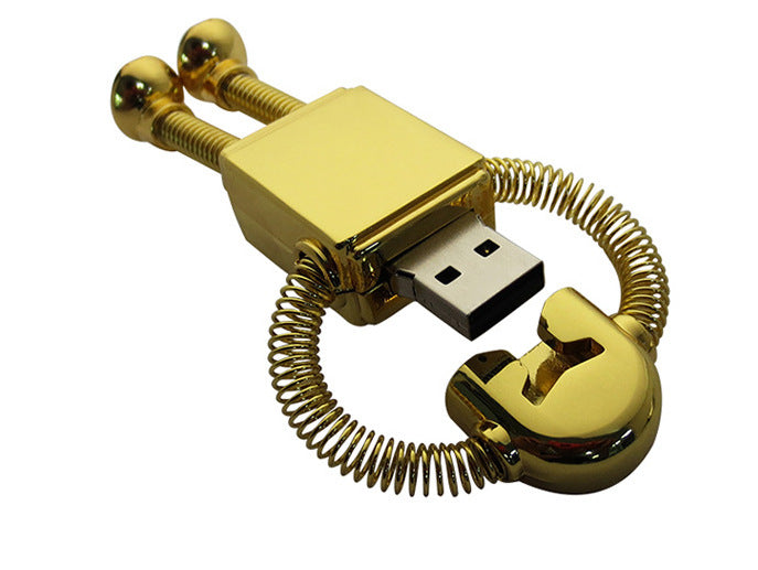 Metall Roboter USB-Stick Springman