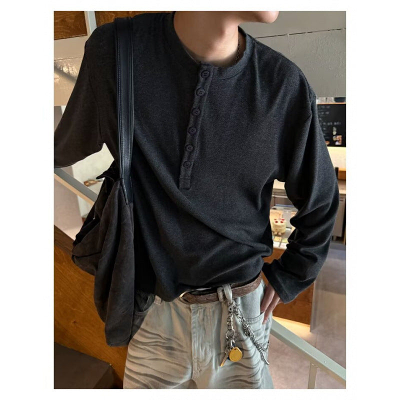 Herren Langarmshirt im Vintage-Stil – Bild 2 | LuxeStyle