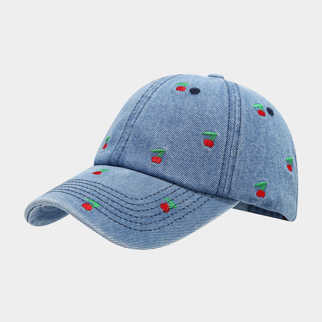 Baseball Cap mit Stickerei und Distressed-Look
