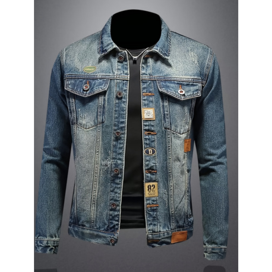 Taillierte Jeansjacke für Herren – Y098S – Ansicht 8