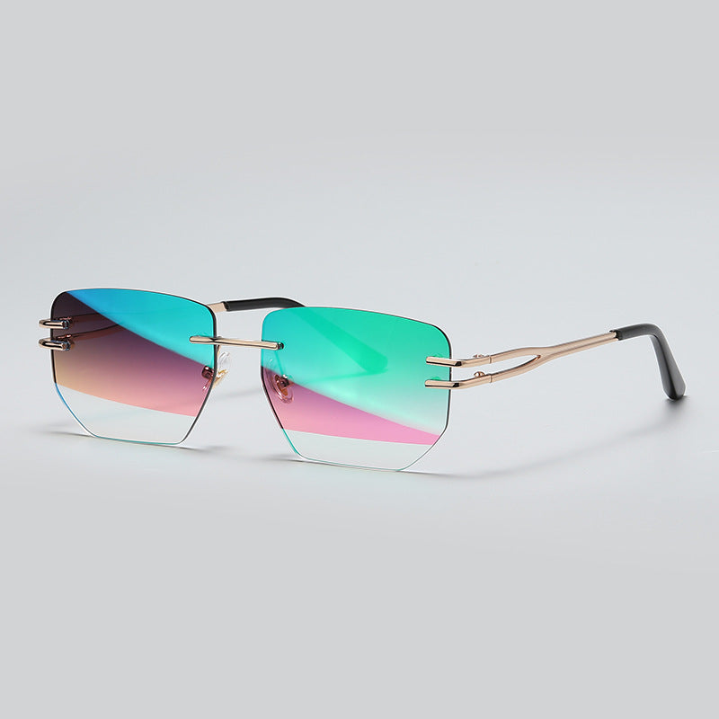 YSM8004 Randlose Sonnenbrille Unisex