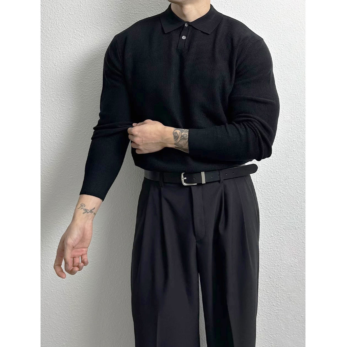 Business-Pullover Slim Fit, langärmlig – Bild 3 | LuxeStyle
