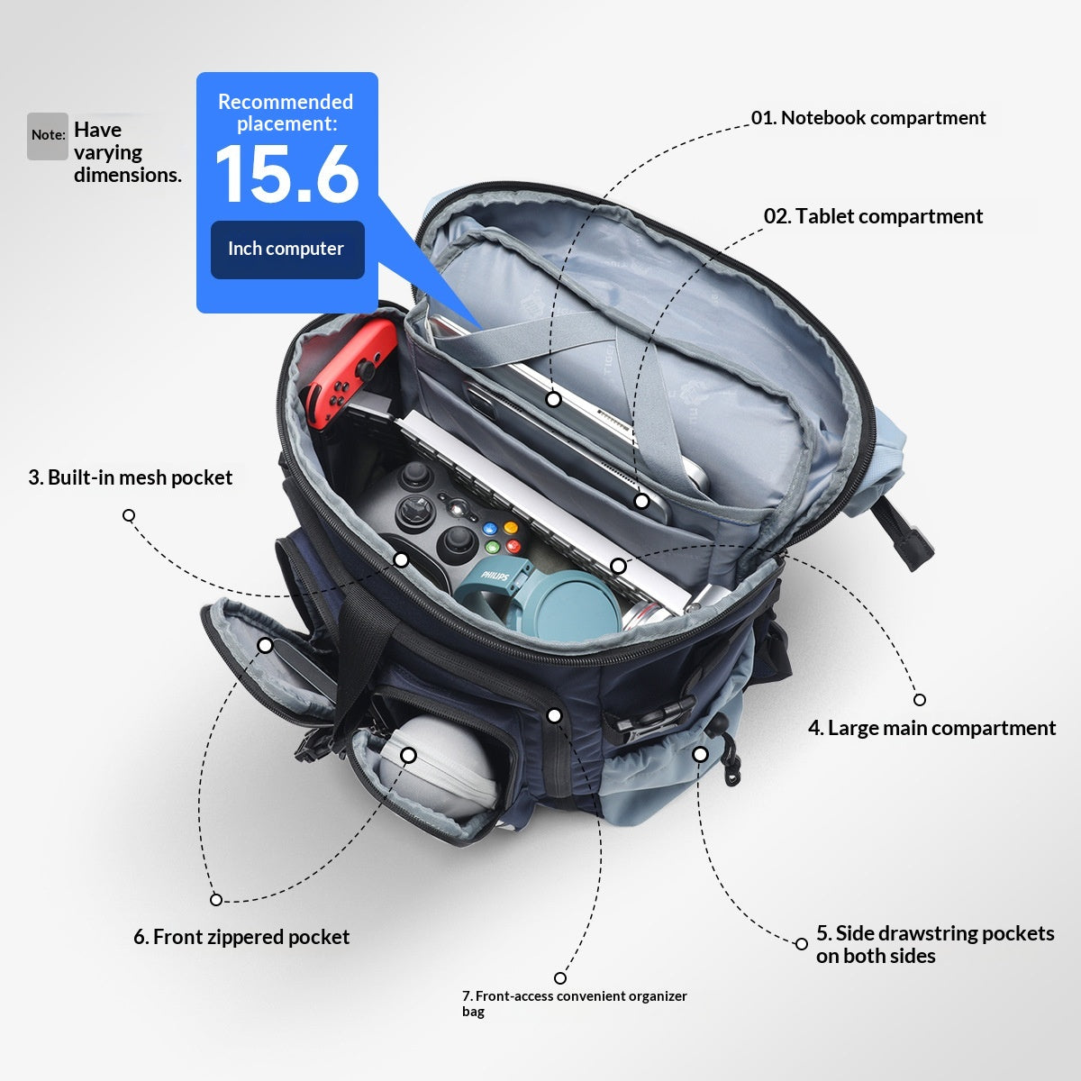 Wasserdichter Outdoor-Reiserucksack 20-35 L – Bild 3 | LuxeStyle