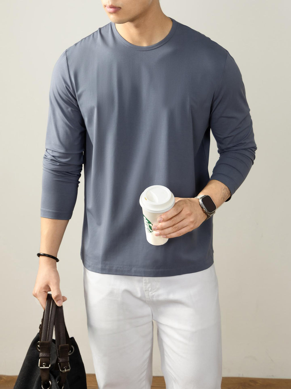 Langan Modal Langarmshirt für Herren