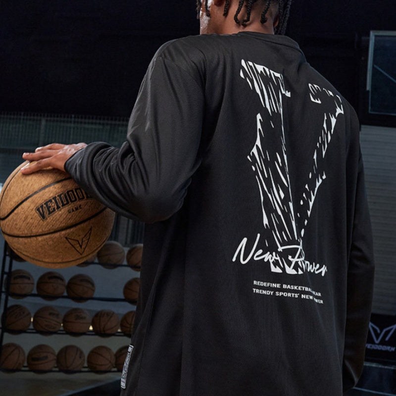 Langärmliges Basketball-T-Shirt – Bild 7 | LuxeStyle