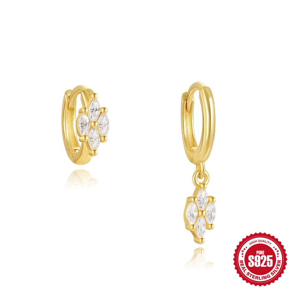 Kite-Ohrringe aus 925er Sterling Silber