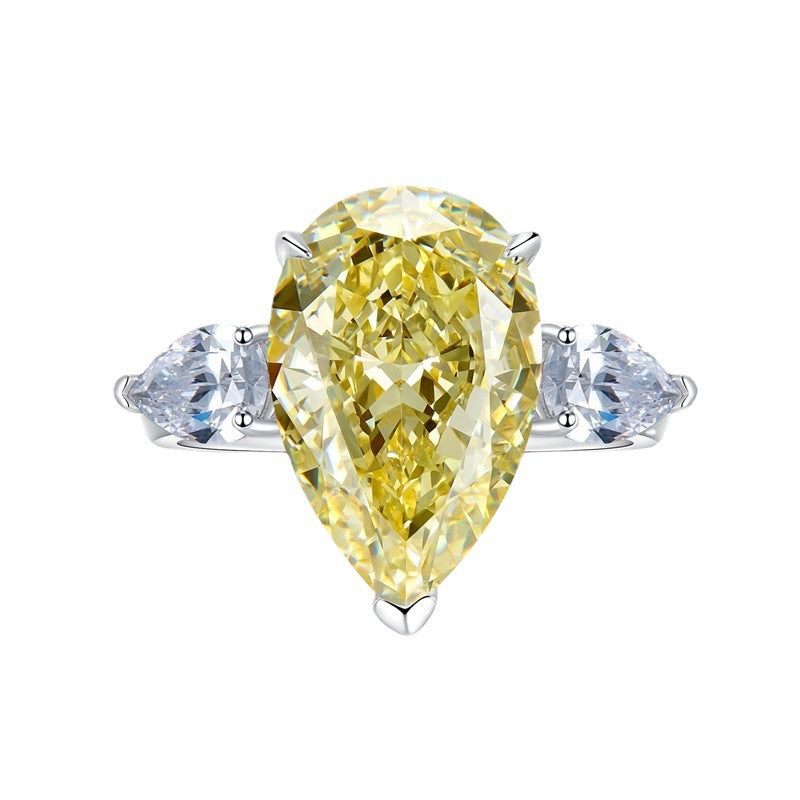 Silberring mit Wassertropfen-Design – Bild 5 | LuxeStyle