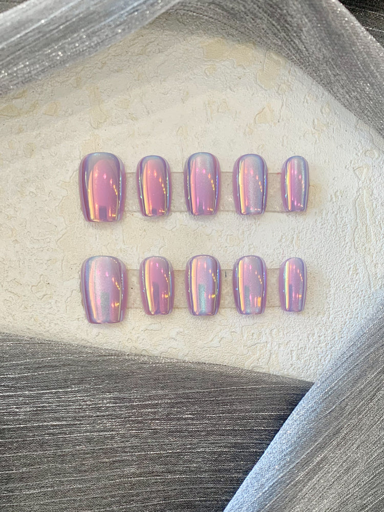 Lila Nagelsticker
