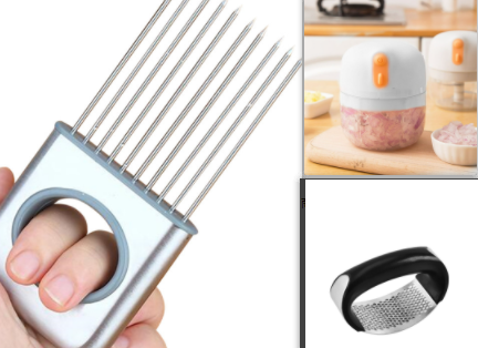 Elektrischer 3-Klingen Zwiebelschneider – Bild 3 | LuxeStyle