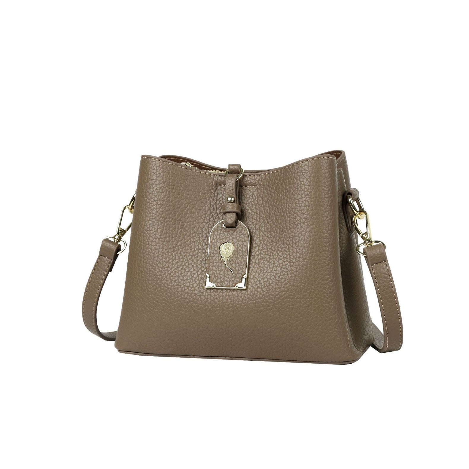 Schulter-Crossbody-Bag mit Textur