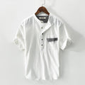 Leinen Pullover-Shirt für Herren – Bild 10 | LuxeStyle